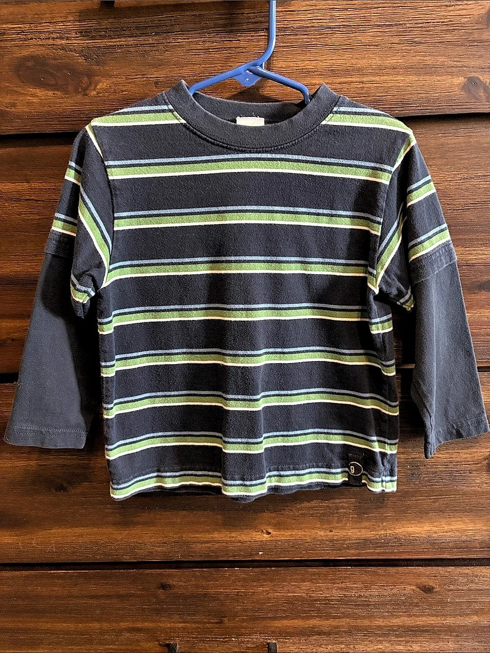 GYMBOREE Long Sleeve Striped Cotton Tee
